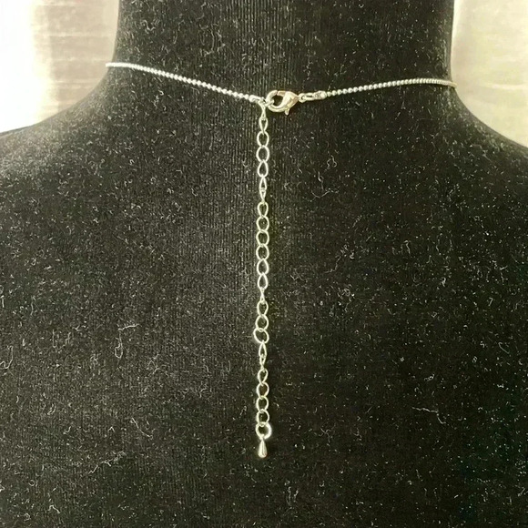 Lauren-Spencer Silver Color Snowman 16”-19” Necklace - Picture 3 of 9